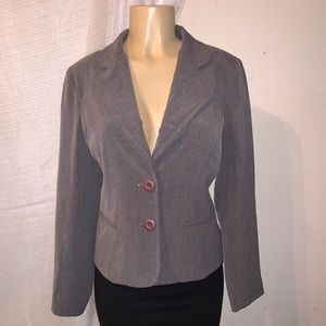 AGB Petite Gray Women’s Blazer